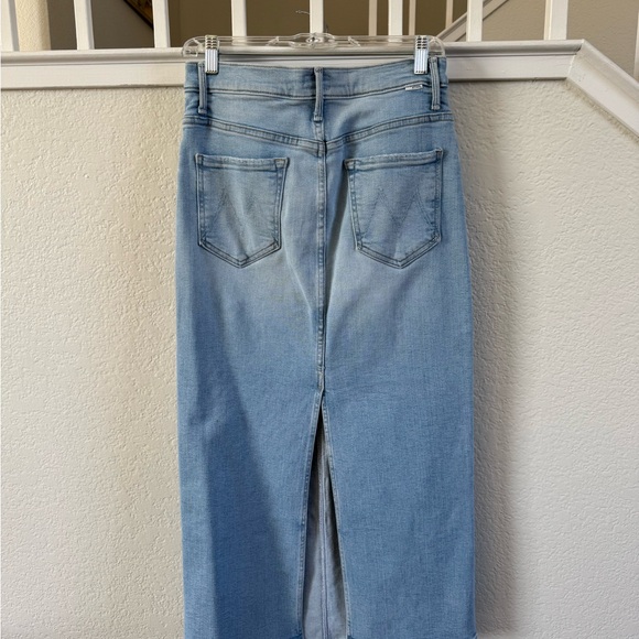 Mother Light Blue Denim Skirt - Picture 2 of 9